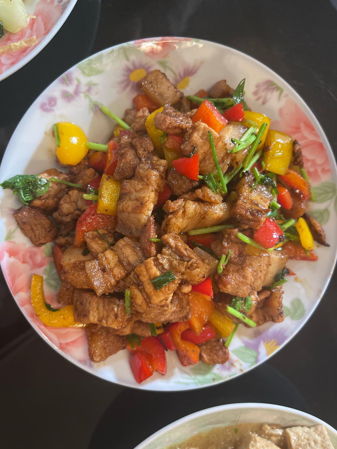 彩椒炒肉（柿子椒炒肉）