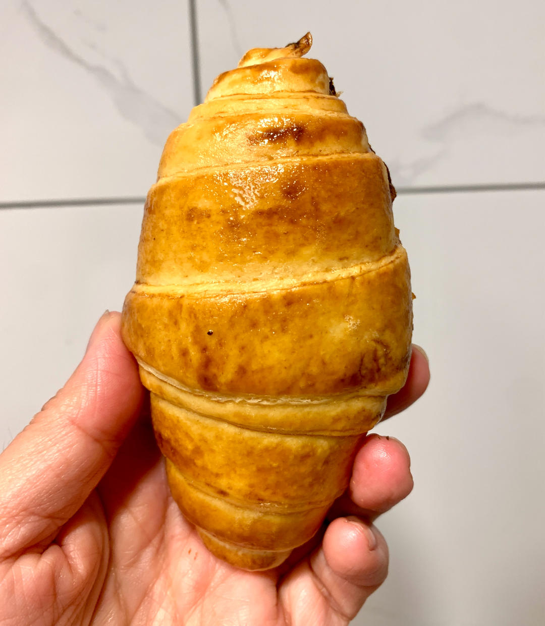 不用折叠！可颂牛角包的傻瓜做法