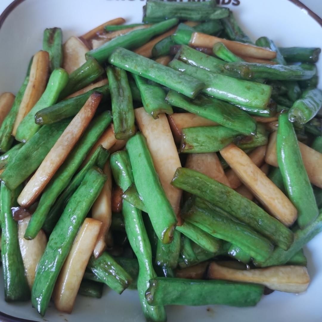四季豆干煸杏鲍菇