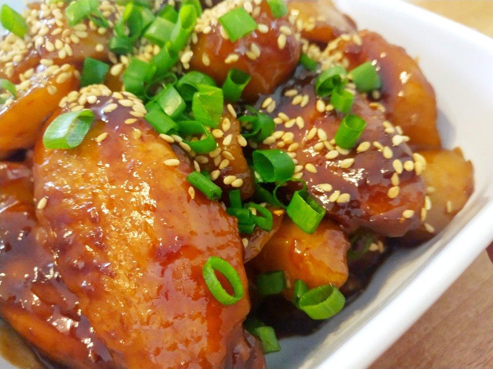 可乐鸡翅炖土豆