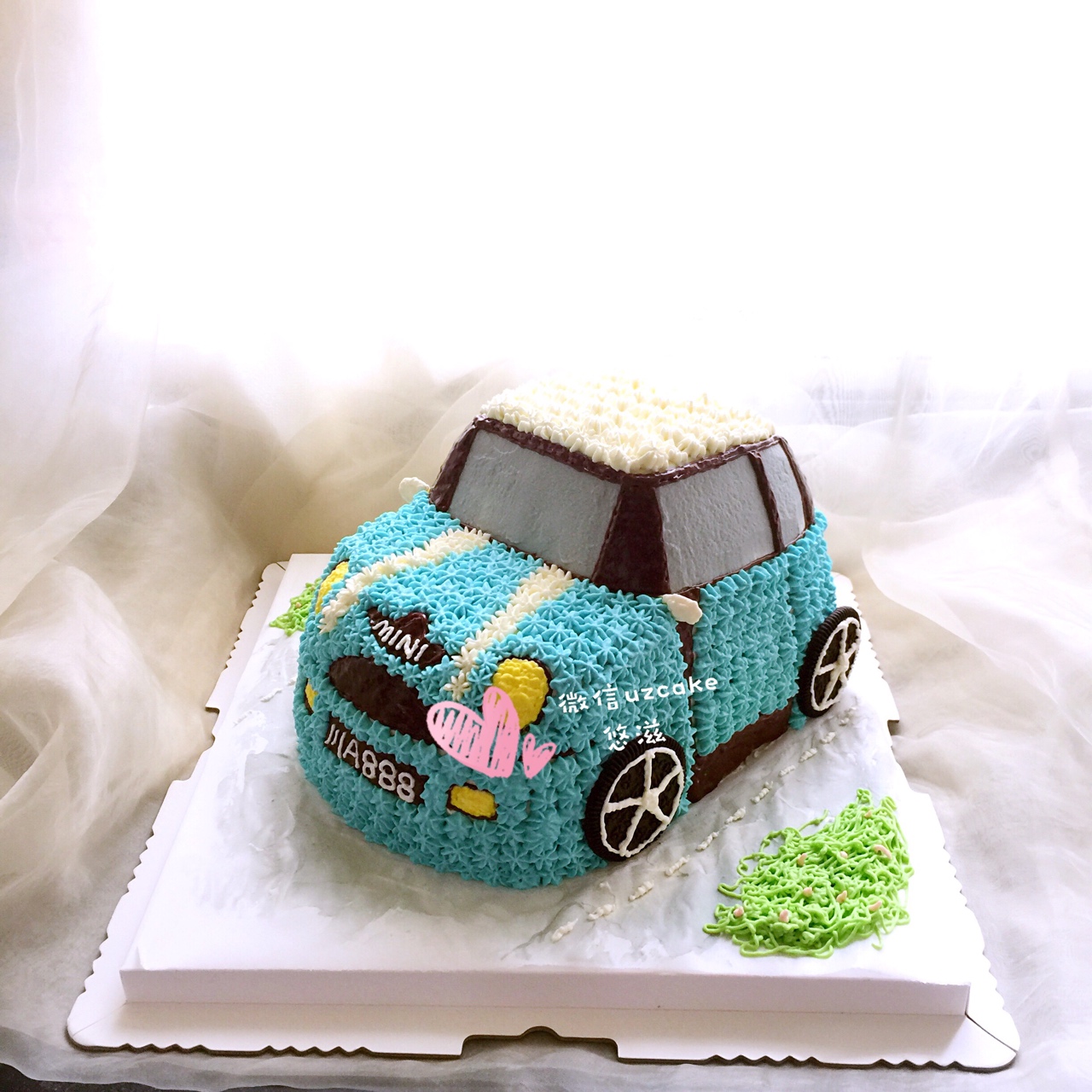 Minicooper汽车蛋糕-详