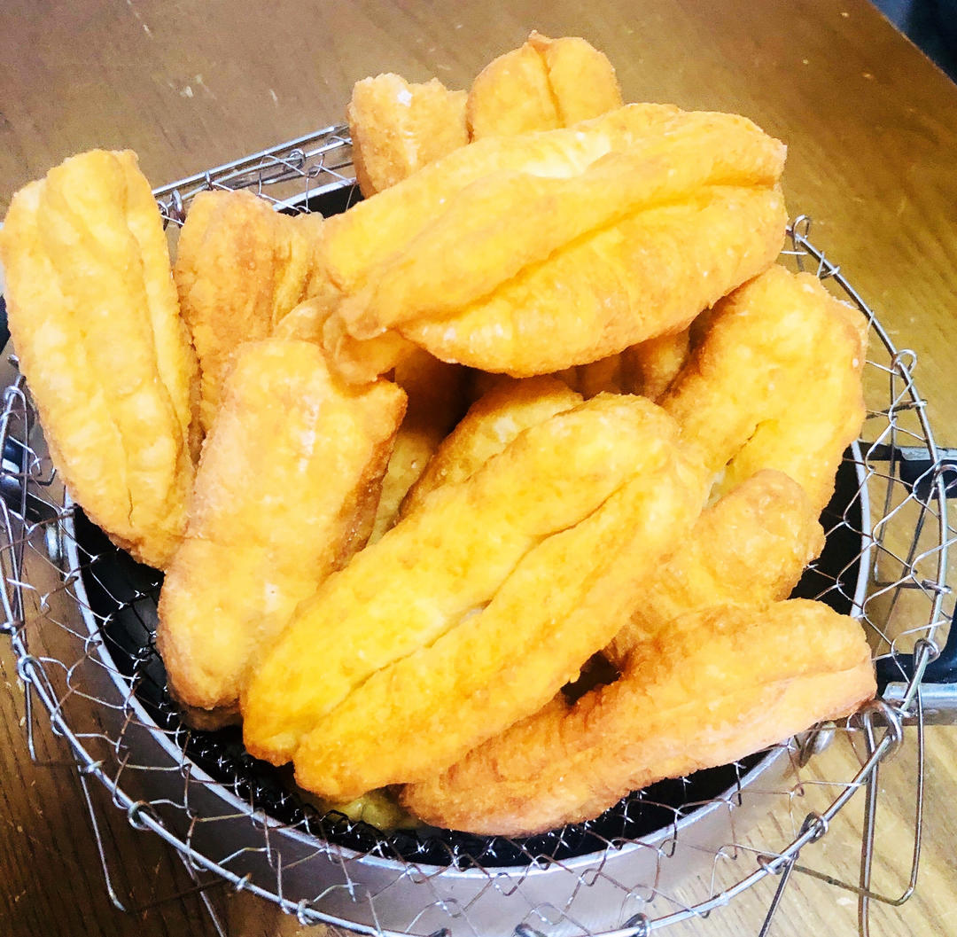 快手早餐～自制油条（酵母版，不含泡打粉、膨松剂）