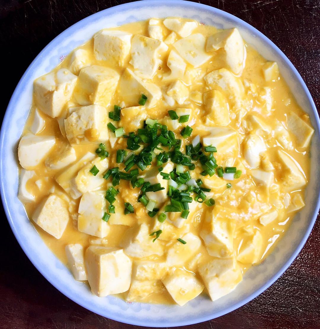 老丁的私房菜-蟹黄豆腐