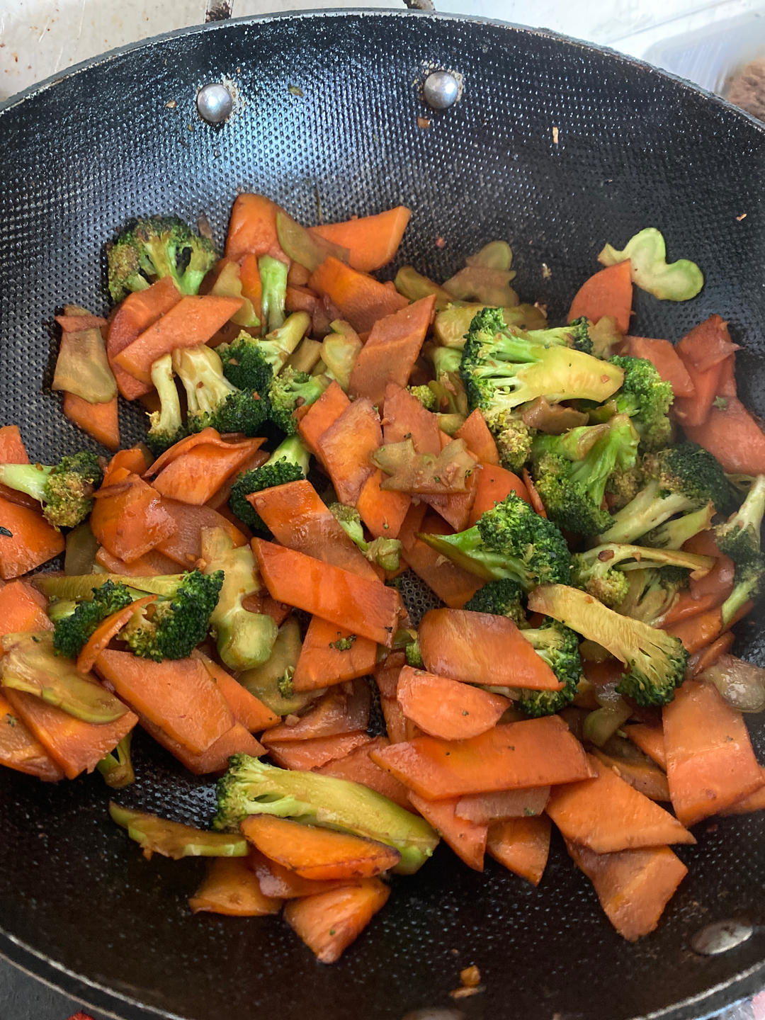懒妈妈的有机花菜炒胡萝卜🥕