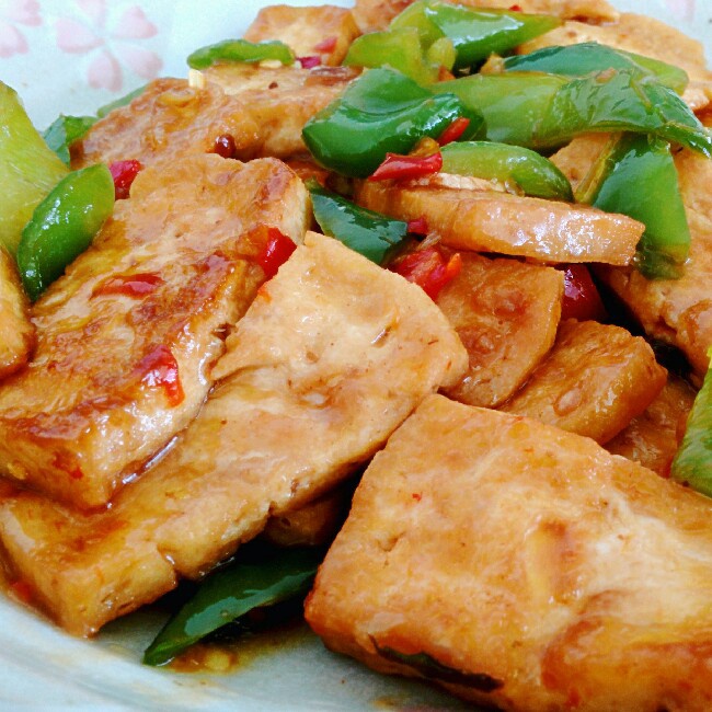 家常豆腐(彩椒版)