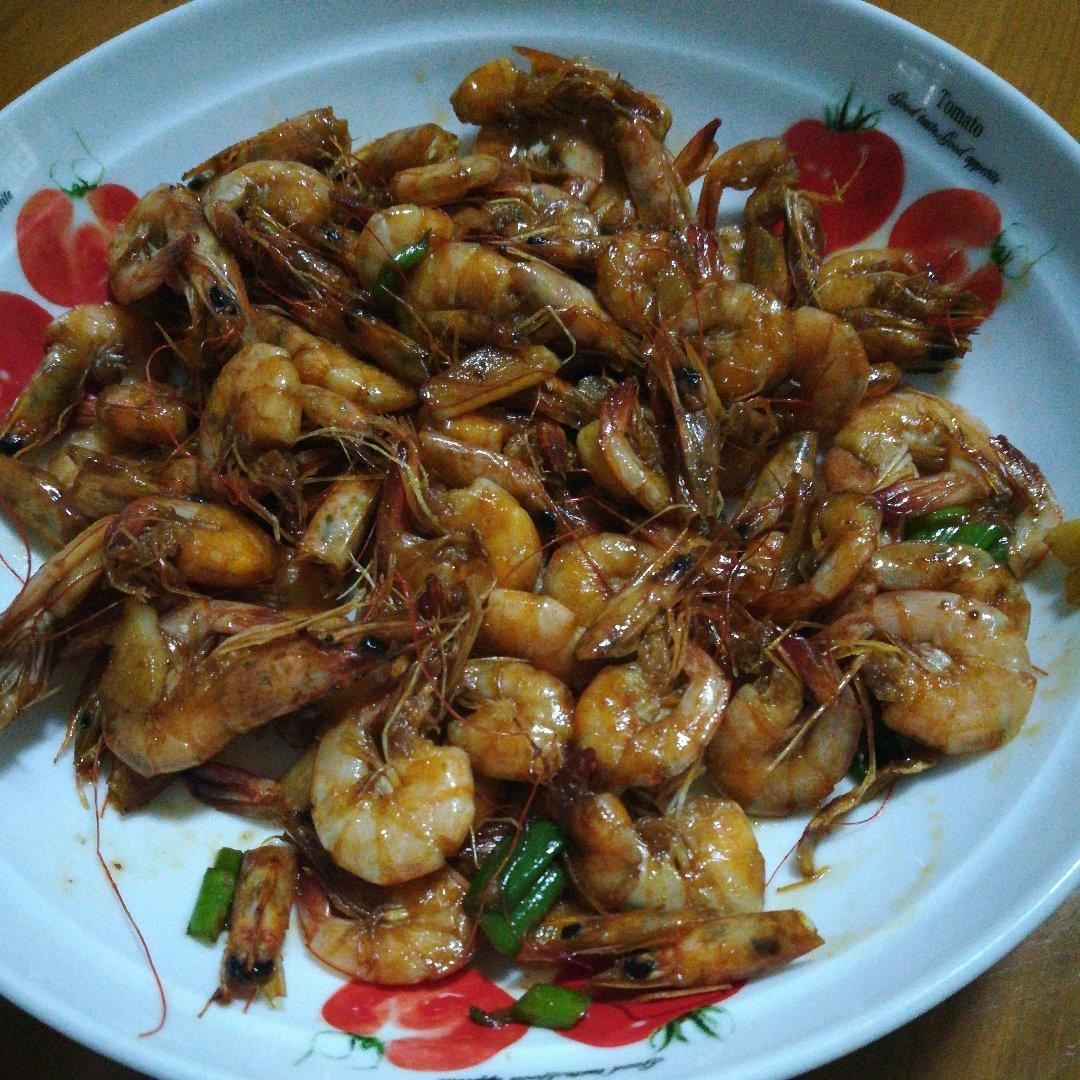 油爆小河虾