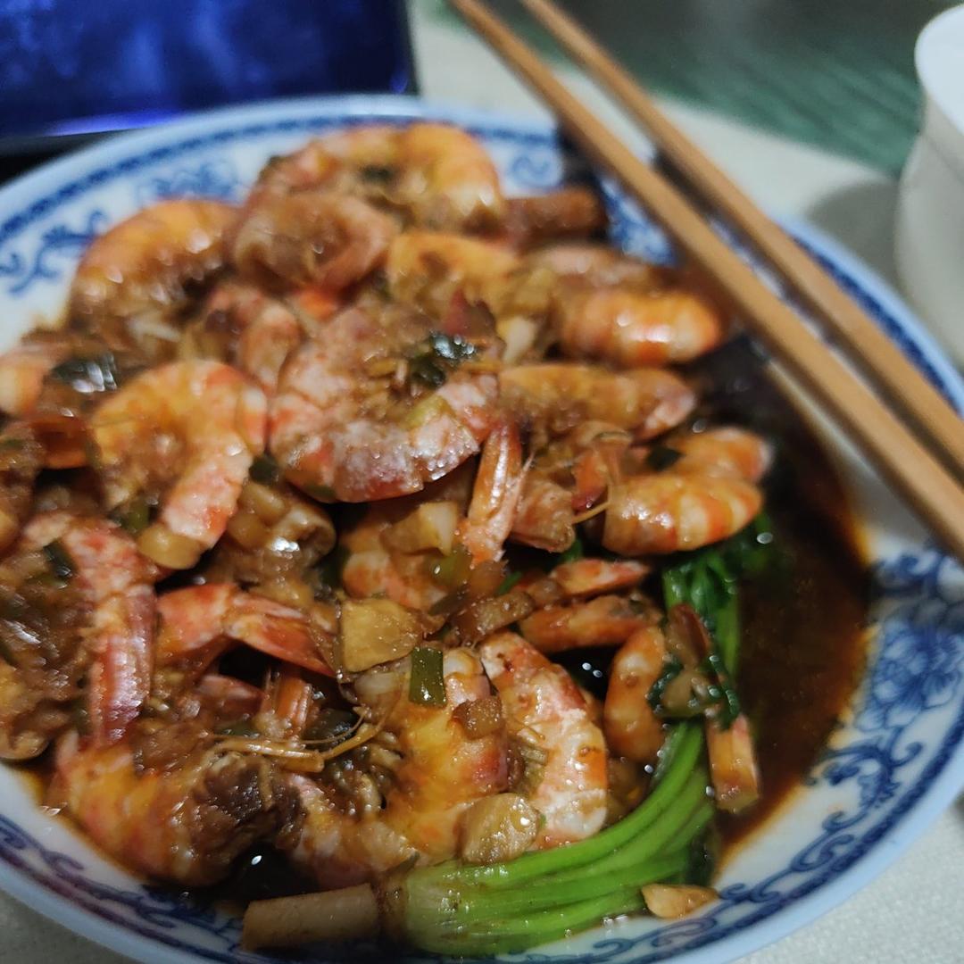 家庭版油焖大虾