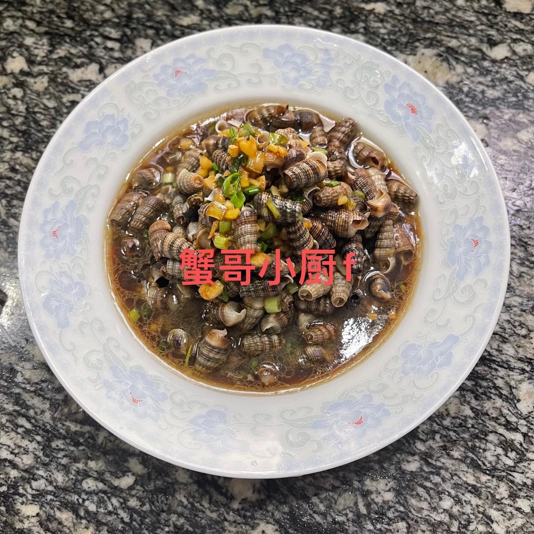 家常菜，爆炒海蛳螺，葱油螺丝