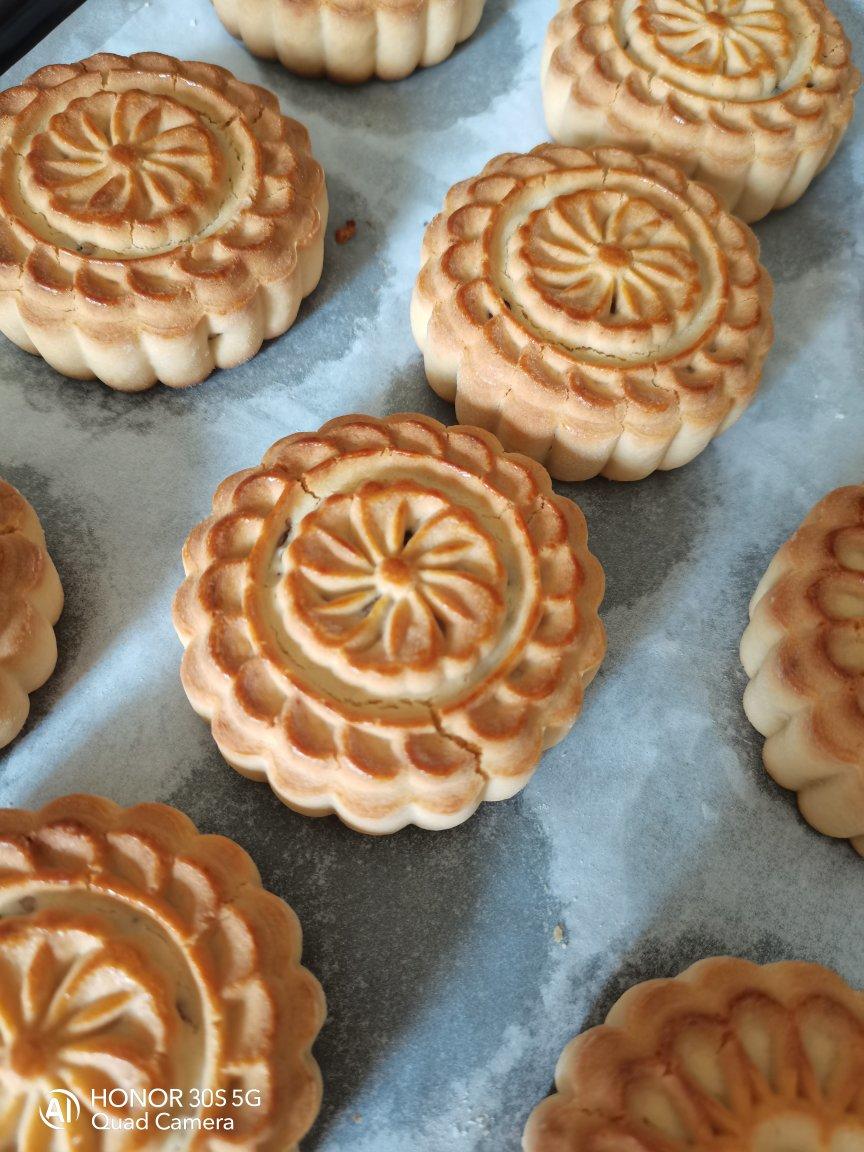 豆沙月饼（京式提浆皮，老式月饼）