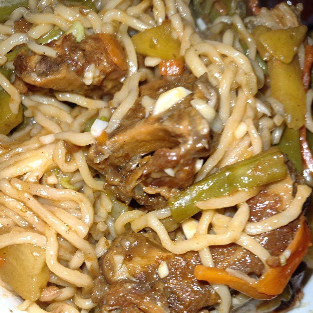 豆角焖面