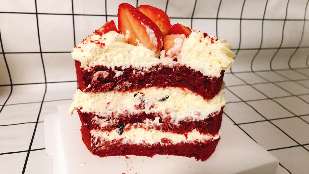 红丝绒蛋糕戚风版