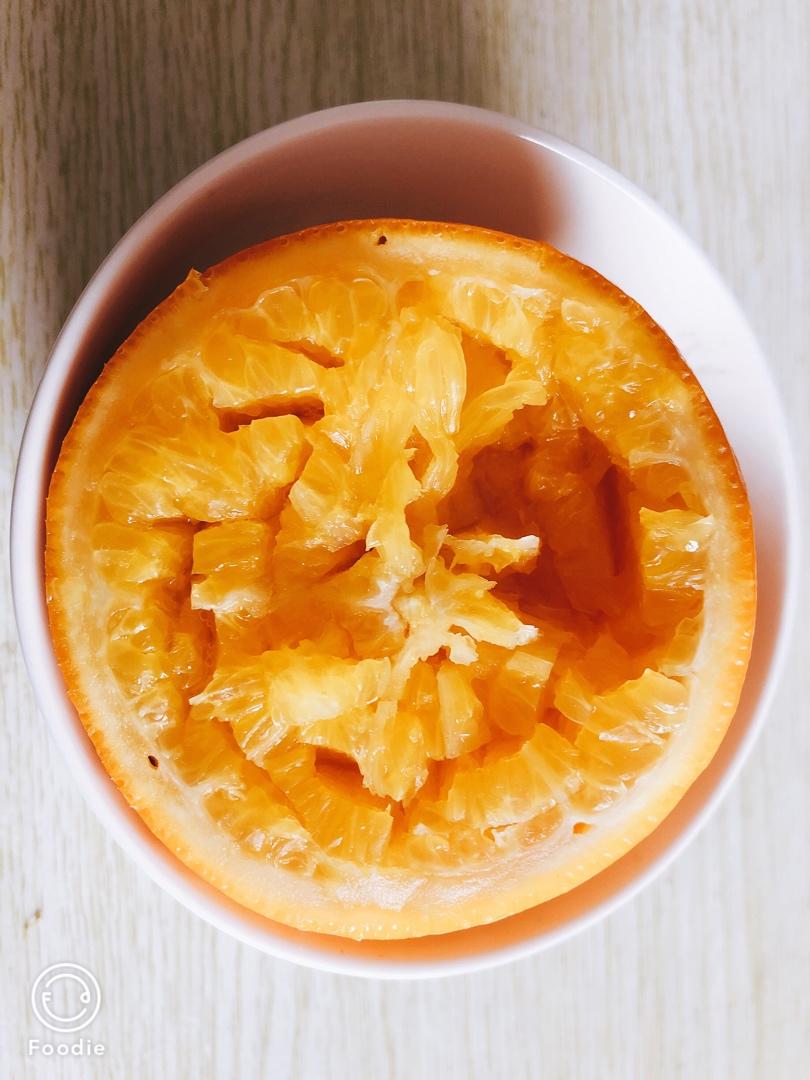 盐蒸橙子治疗咳嗽