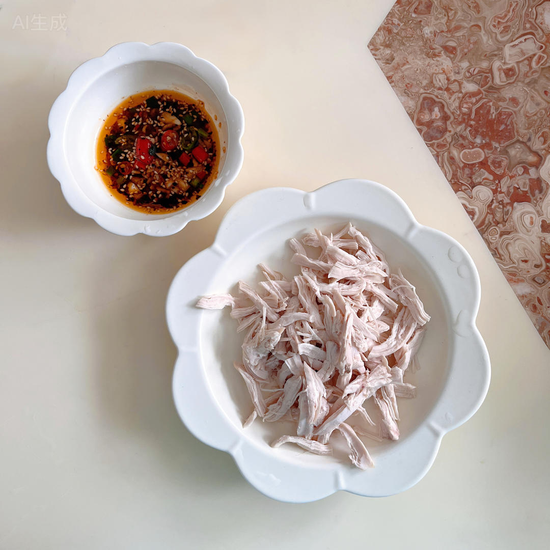 家庭版鸡胸肉手撕鸡