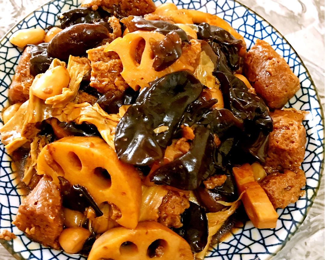 四喜烤麸的做法