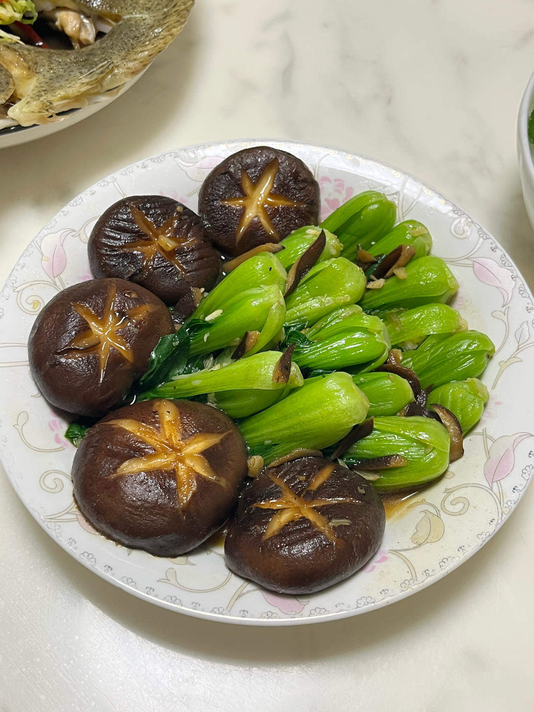 蚝油香菇小油菜