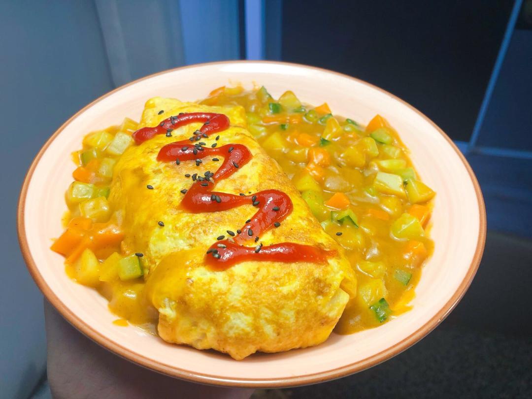 这是头牌了丨好吃的飞起来～🍛咖喱蛋包饭