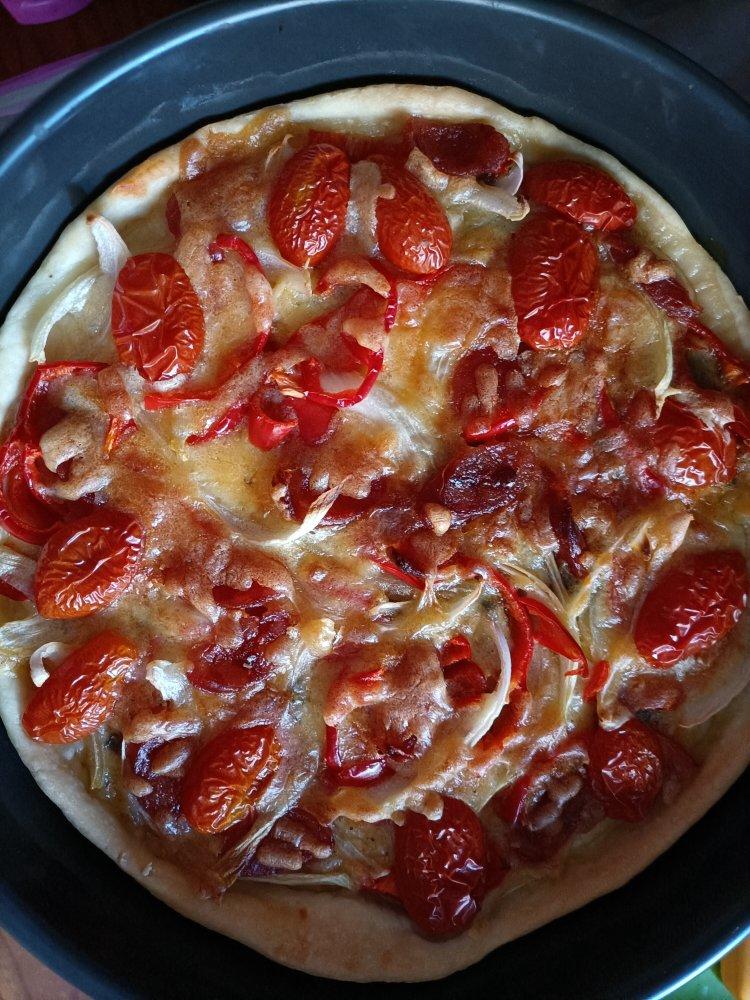 10寸披萨（4个的量）制作过程（带饼皮）