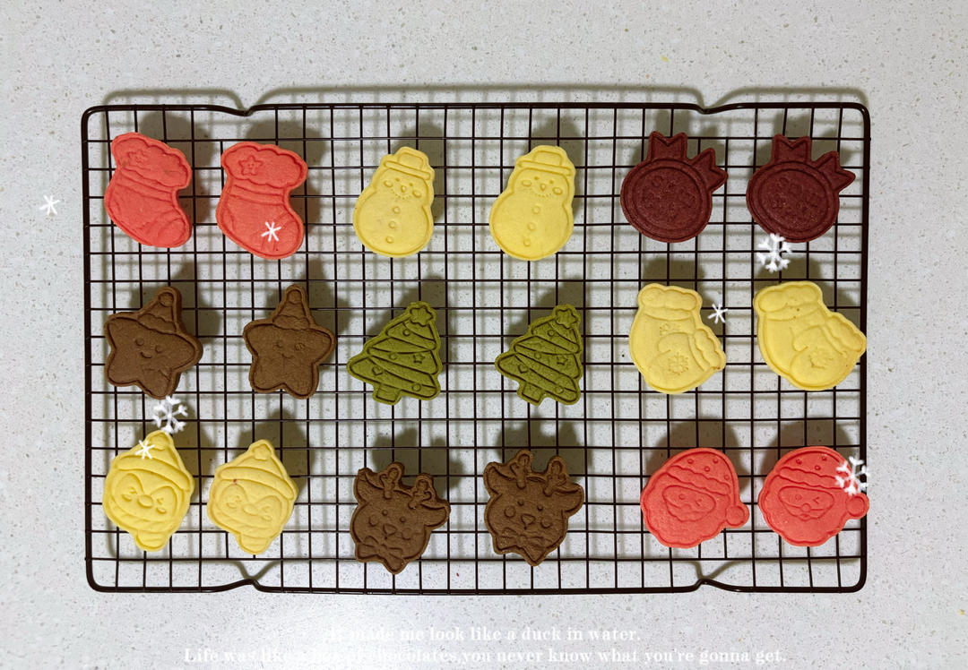 圣诞🎄饼干丨简单易做零失败