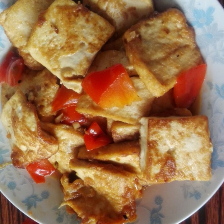 家常豆腐(彩椒版)