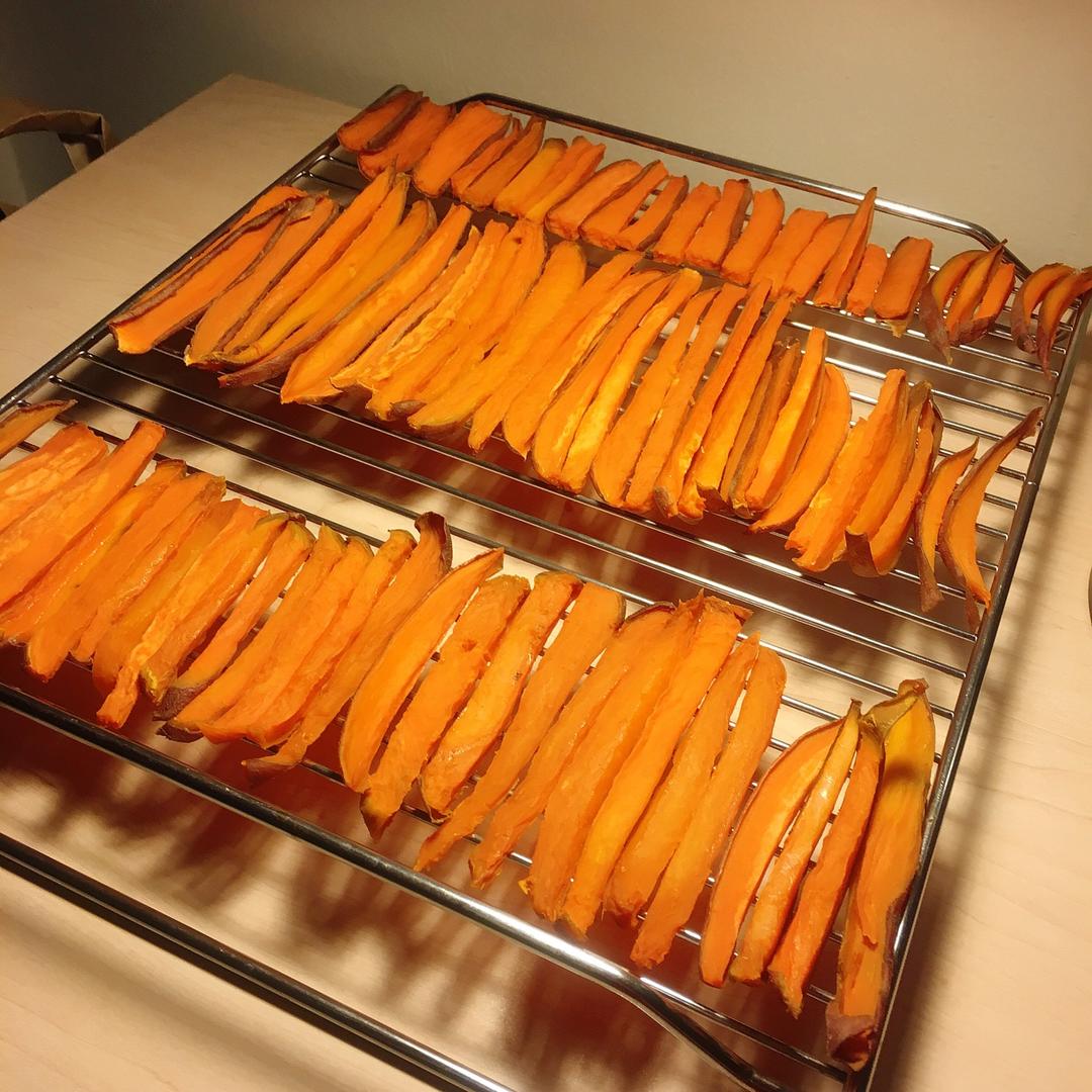 媛果果做的简易烤箱版 红心地瓜干