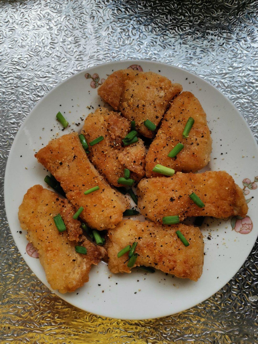 万人中央我独殇做的香煎巴沙鱼柳