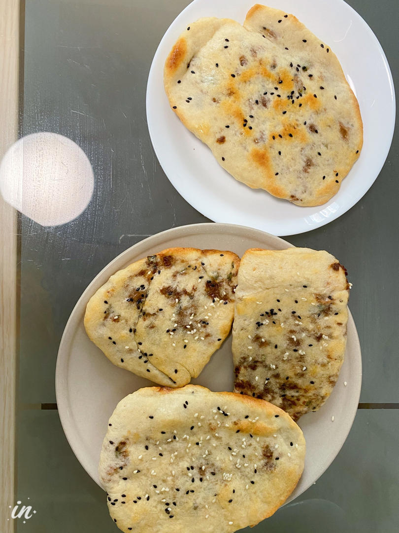 榨菜鲜肉锅盔（发面、死面通用）