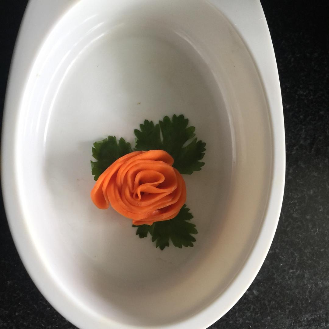 外貌协会 胡萝卜花 祺小七做的胡萝卜花 赞 胡萝卜,刀,牙签