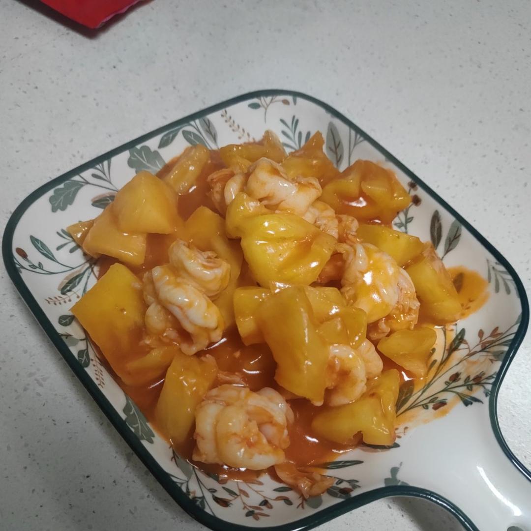 菠萝虾球