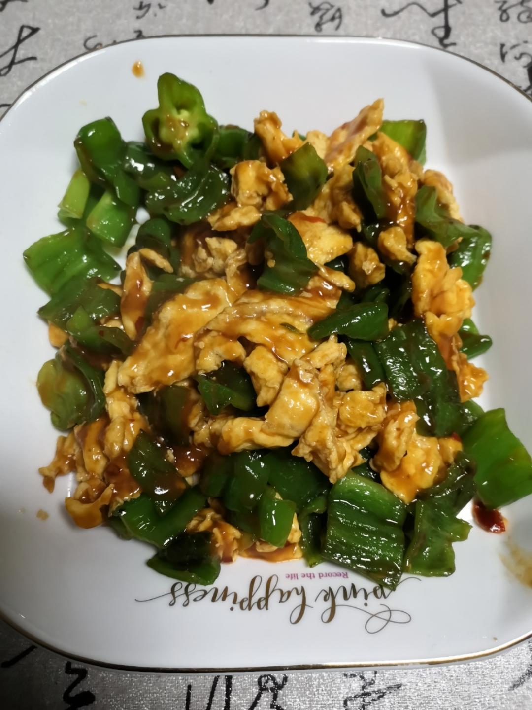 青椒酱鸡蛋