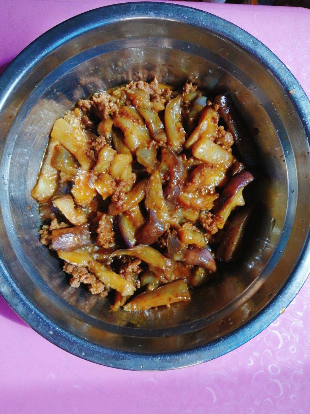 红烧肉沫茄子