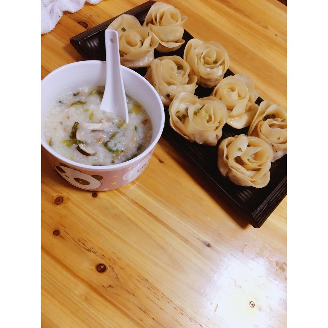 玫瑰花饺子