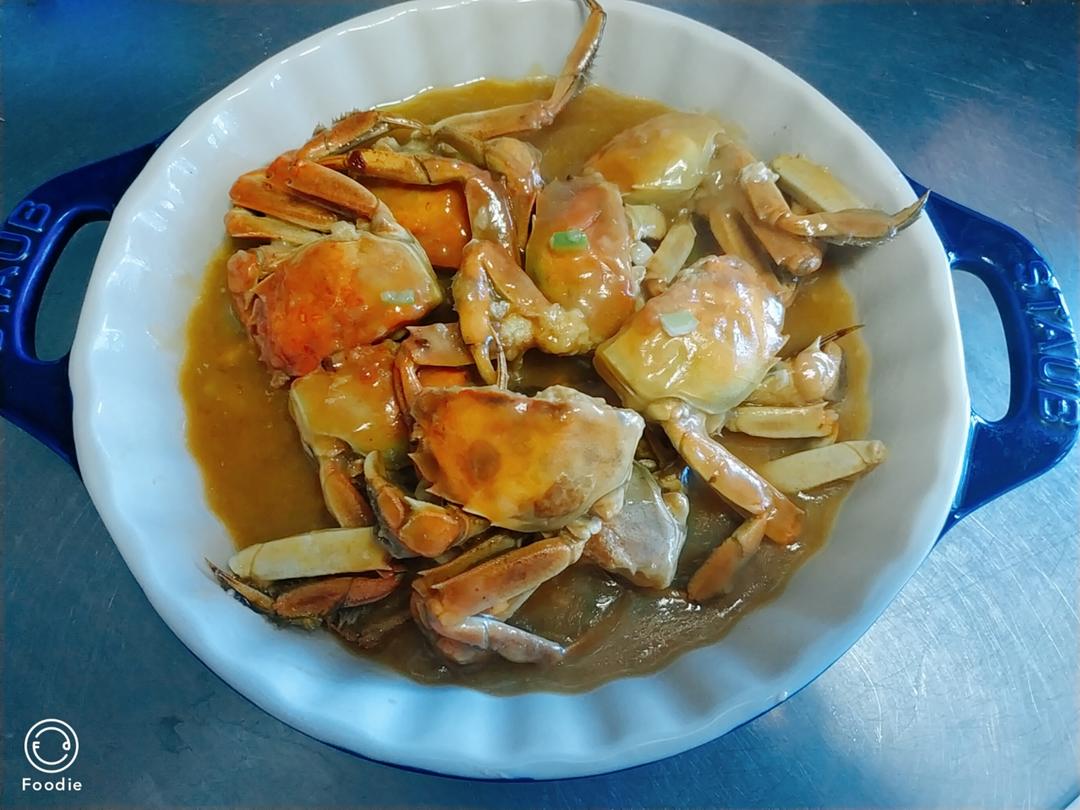 面拖蟹的做法