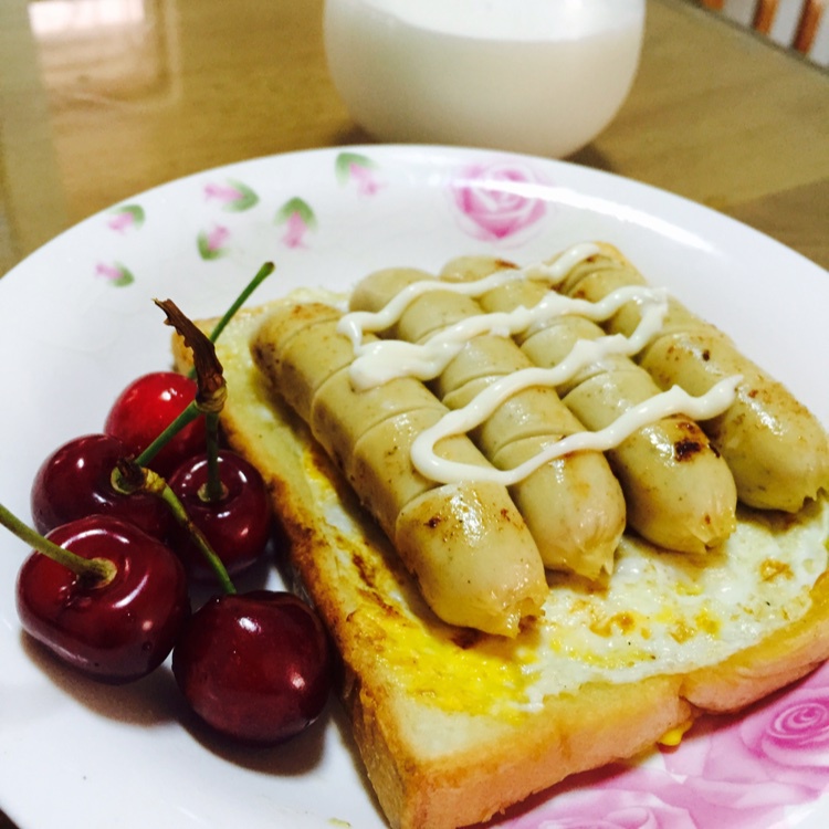 荷包蛋土司