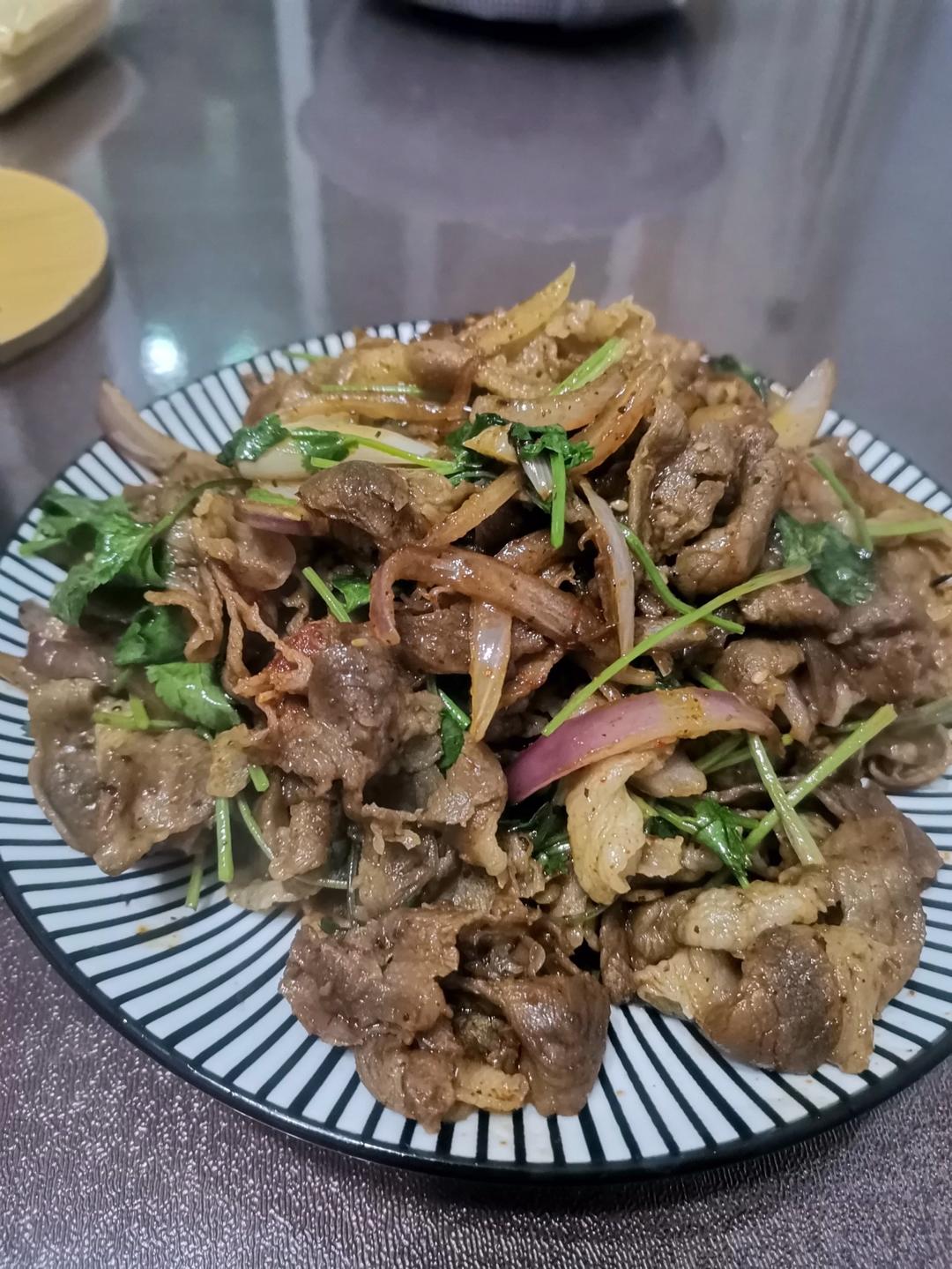 孜然羊肉片
