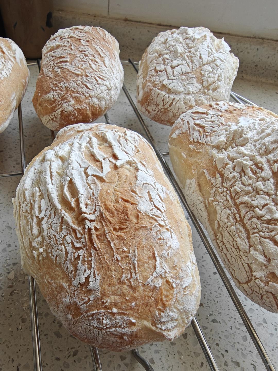 无糖少油｜原味恰巴塔面包｜Ciabatta