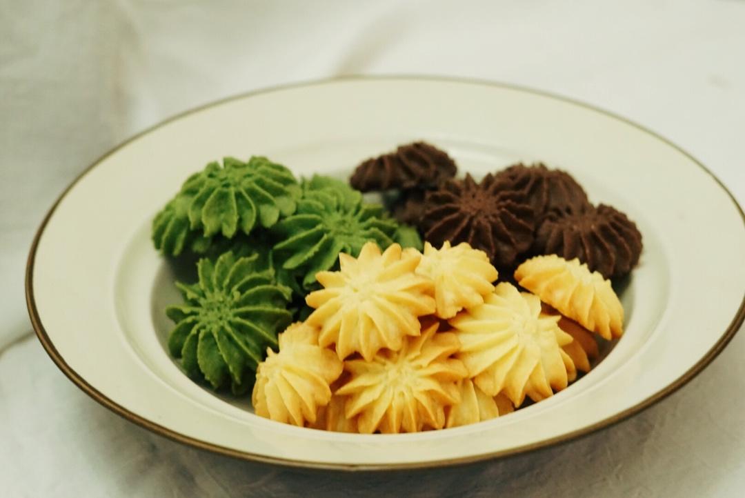 零失败花纹超级立体的黄油曲奇