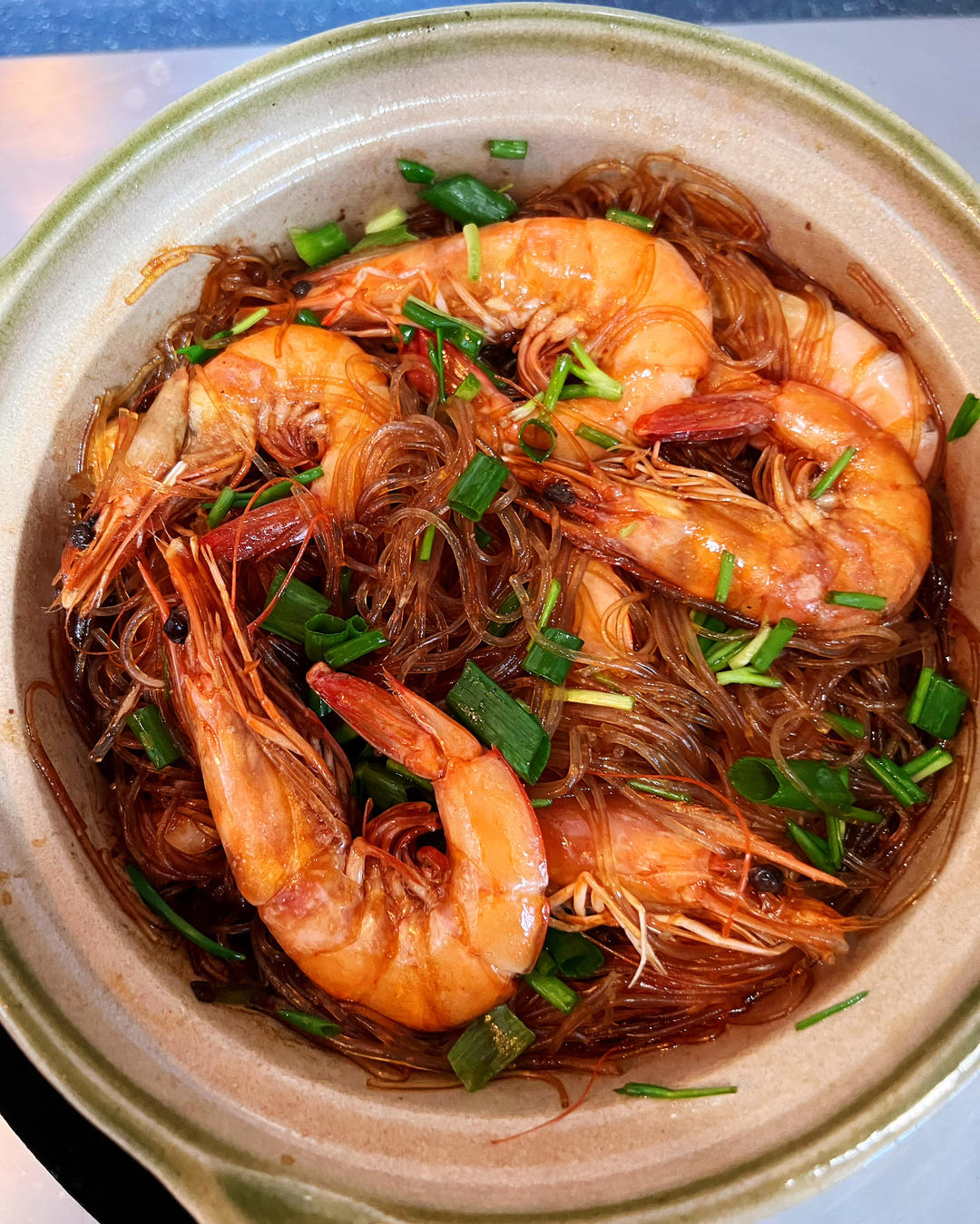 鲜虾粉丝煲