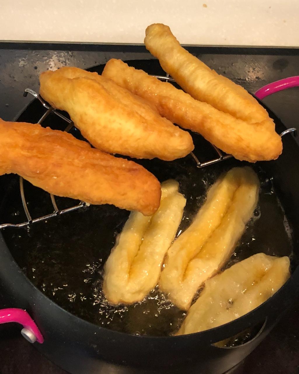 自制无泡打粉油条