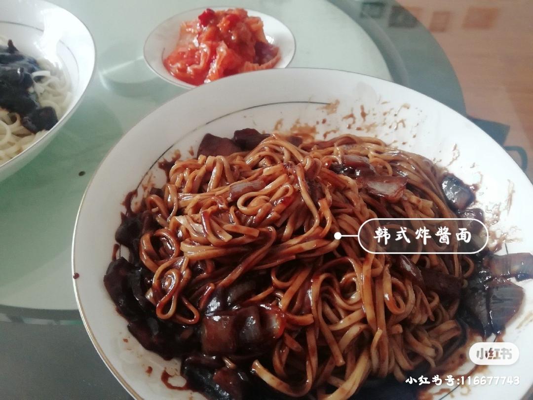 韩国炸酱面백종원 짜장면