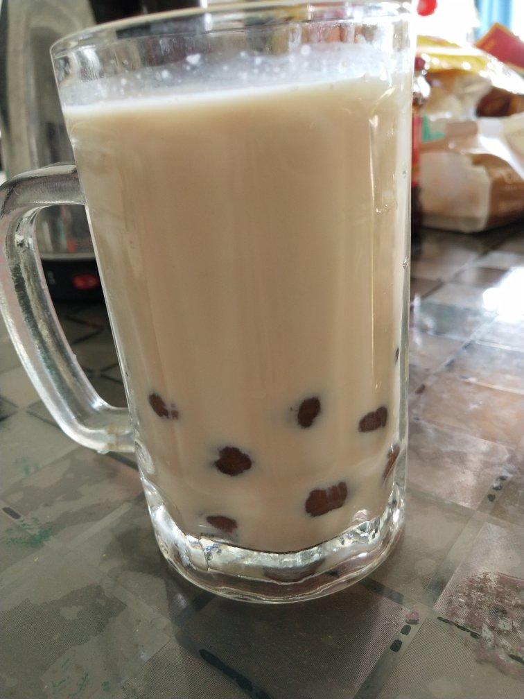 运气爆棚做的家庭版珍珠奶茶