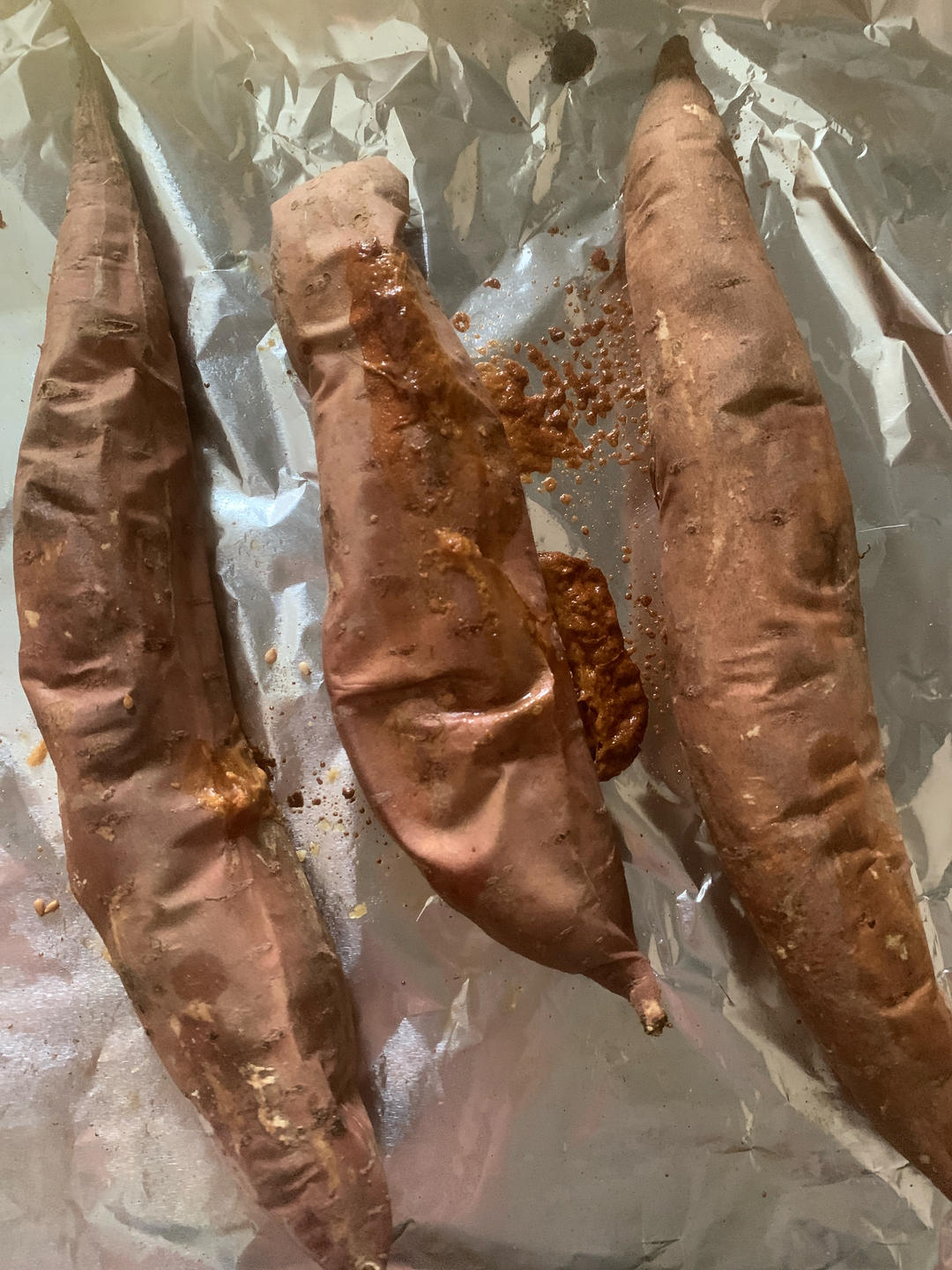 【糯唧唧的烤红薯】糖油四溢皮肉分离外糯里嫩吸溜着吃！