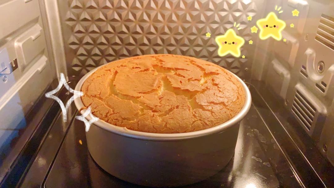 步骤最全面的戚风蛋糕（八寸）做法，成功率高！