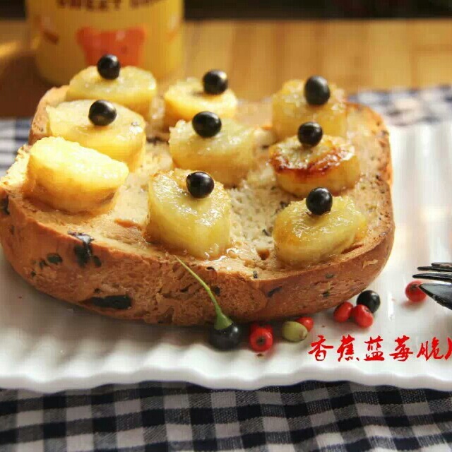 蓝莓香蕉土司