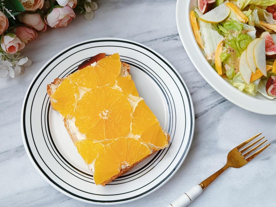 甜橘奶酪三明治