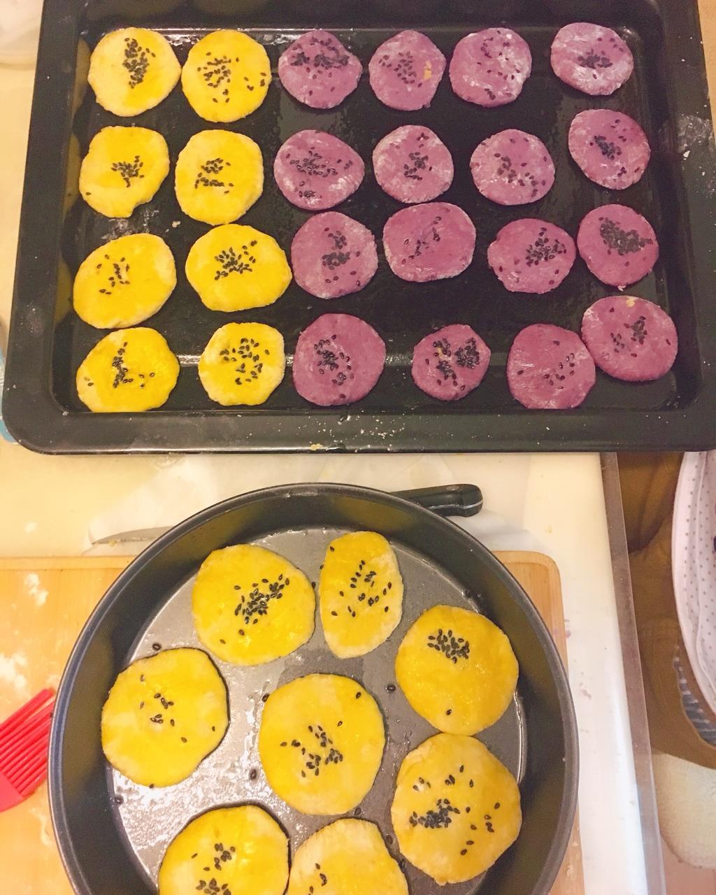 减肥必备紫薯饼