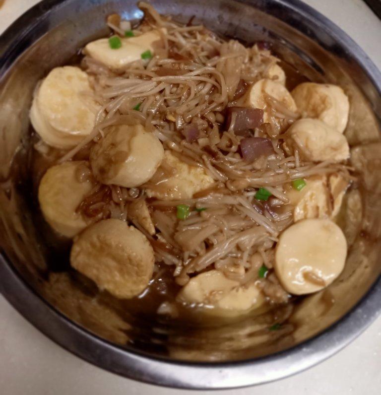 金针菇烧日本豆腐
