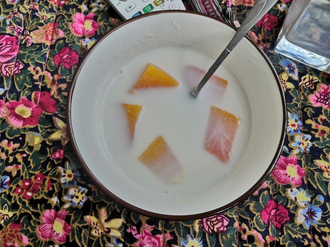 牛奶炖木瓜