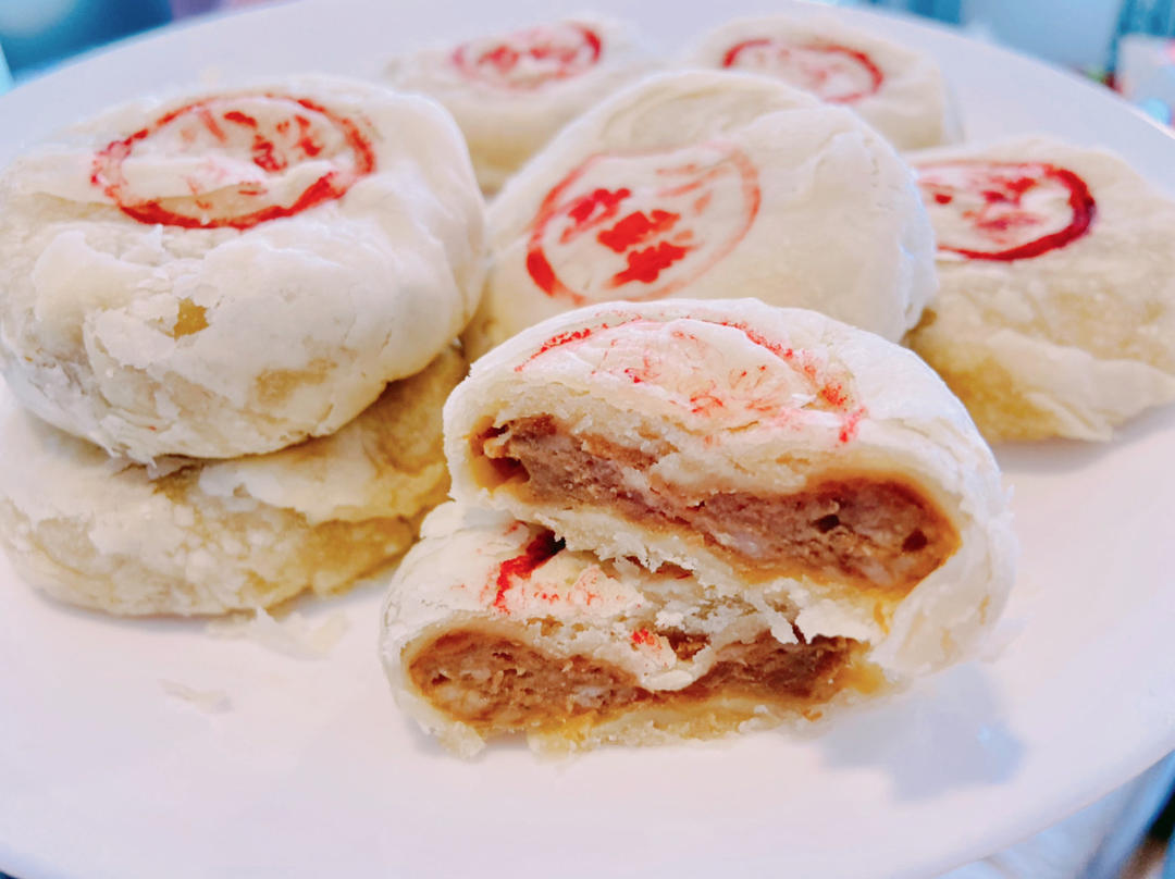 【鲜肉月饼】秋天的第一颗月饼，一口爆汁，酥香掉渣！