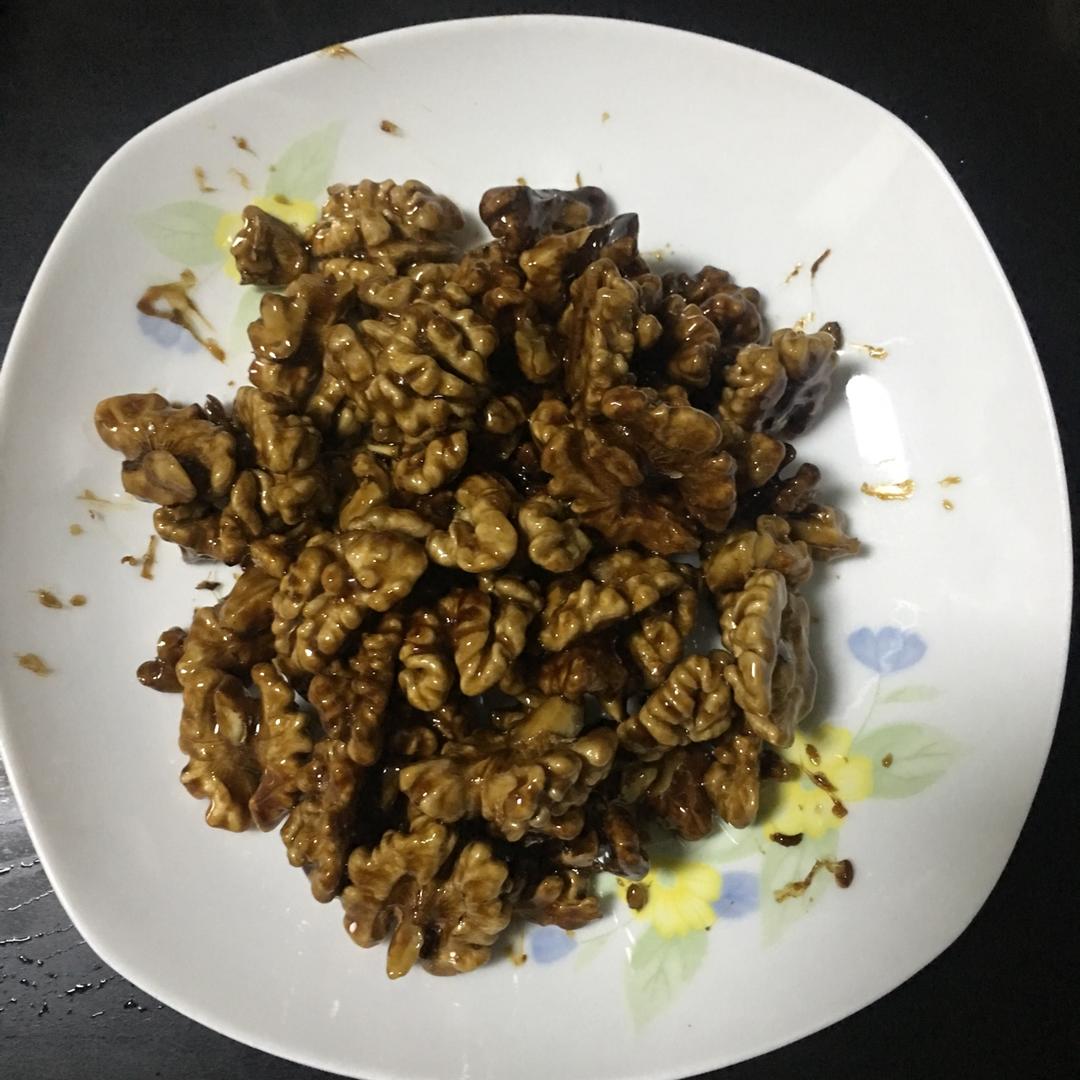 红糖炒核桃