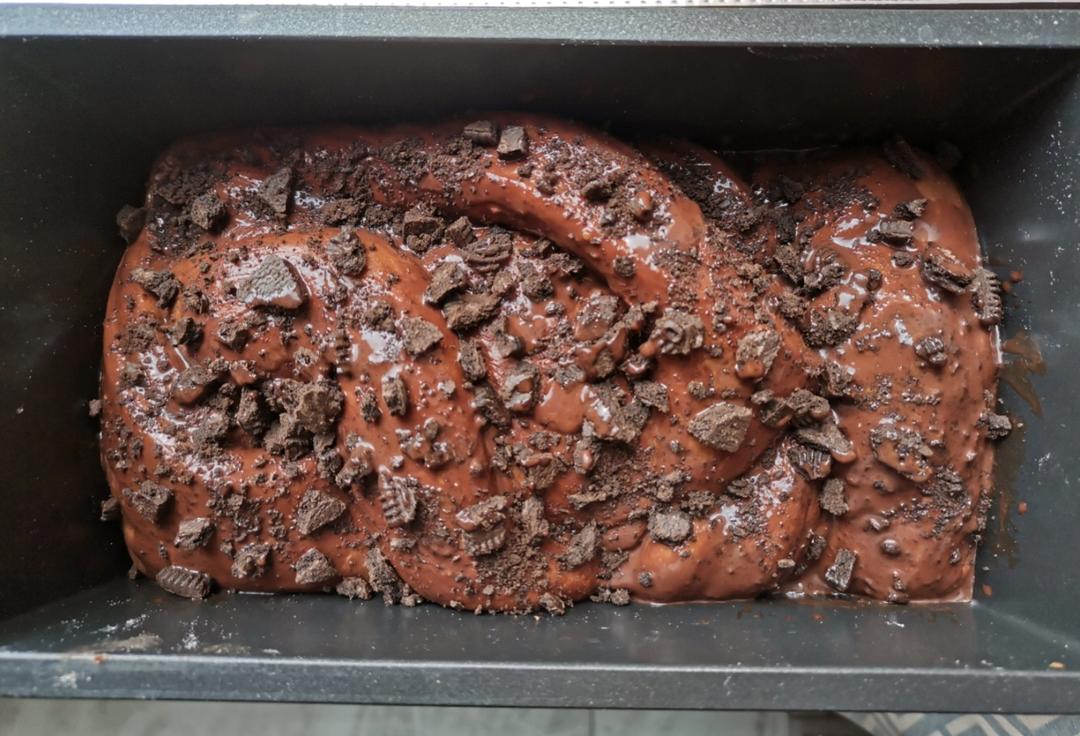 雪山巧克力吐司（巧克力奥利奥吐司面包）